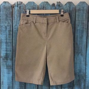 Jones New York Sport Stretch Bermuda Shorts